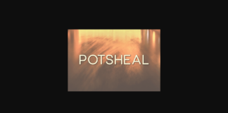 Potsheal Font Poster 1