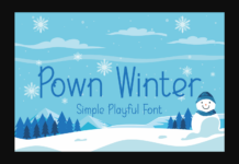 Pown Winter Font Poster 1