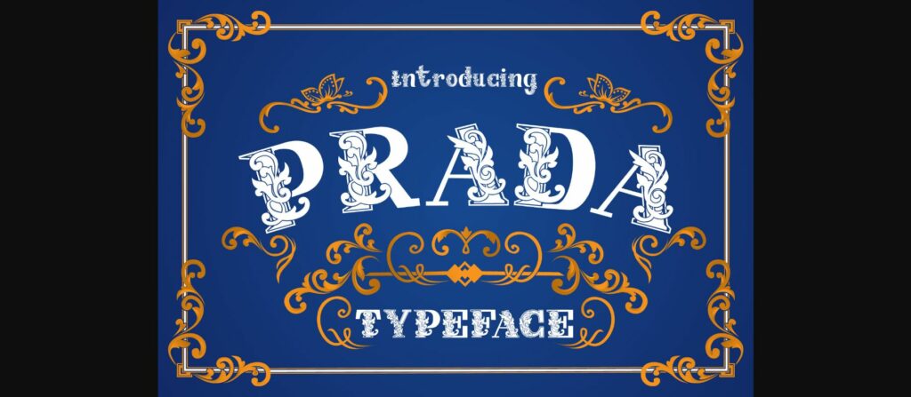 Prada Font Poster 3