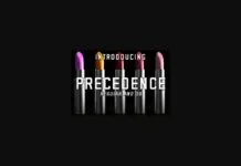 Precedence Font Precedence Font Poster 1
