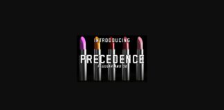 Precedence Font Poster 1