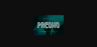 Predho Font Poster 1