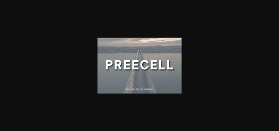 Preecell Font Poster 3