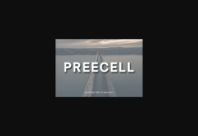 Preecell Font Poster 1