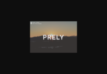 Prely Font Poster 1