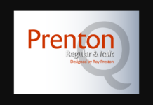 Prenton Regular and Thin Font Prenton Regular and Thin Font Poster 1
