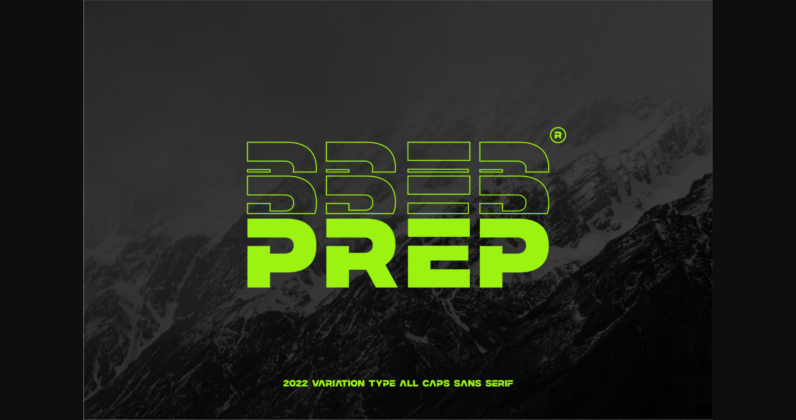 Prep Font Poster 3