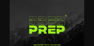 Prep Font Poster 1