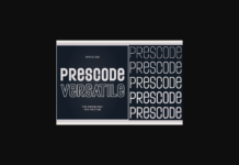 Prescode Versatile Font Poster 1