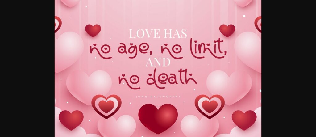 Presents Font Poster 4