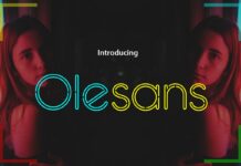 Olesans Font Poster 1