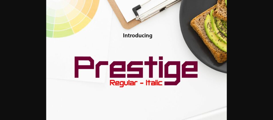 Prestige Font Poster 3