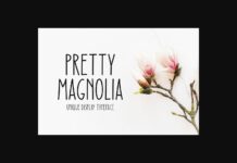 Pretty Magnolia Font Poster 1