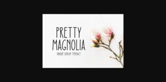 Pretty Magnolia Font Poster 1