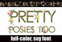 Pretty Posies Too Font Poster 1