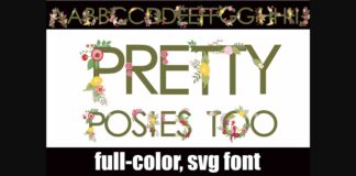 Pretty Posies Too Font Poster 1