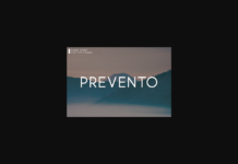 Prevento Font Poster 1