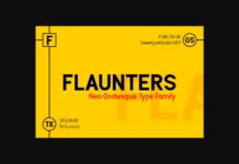 Flaunters Font Poster 1