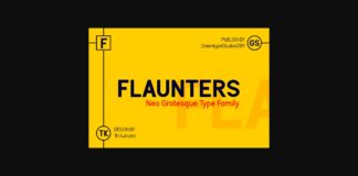 Flaunters Font Poster 1