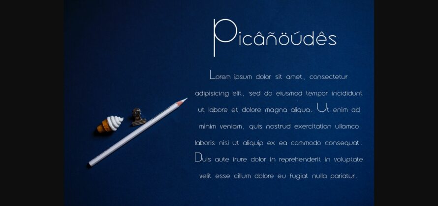 Picanoudes Font Poster 8
