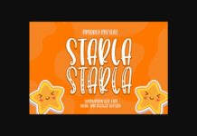 Starla Belovia Font Poster 1