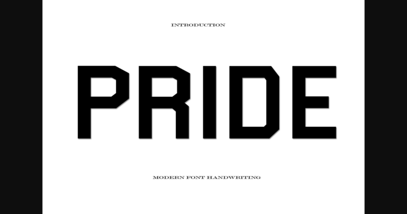 Pride Font Poster 3