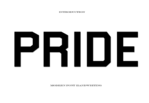 Pride Font Poster 1