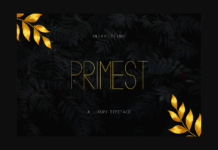 Primest Font Poster 1