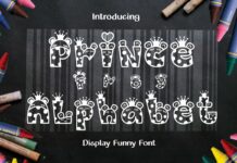 Prince Frog Alphabet Font Poster 1