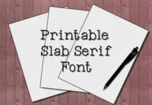 Printable Fonts