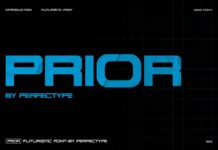 Prior Font Poster 1