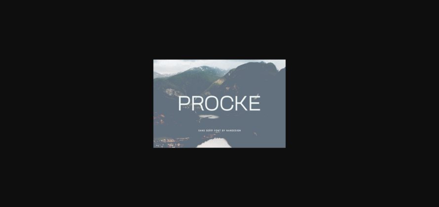 Procke Font Poster 3