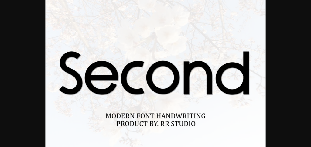 Product Font Poster 4