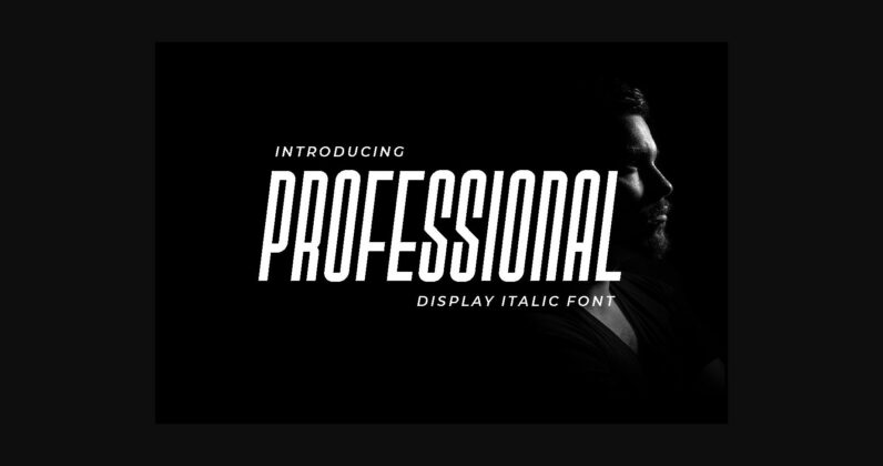 Professional Italic Font Poster 3