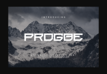 Progbe Font Poster 1