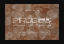 Progbeline Font Poster 1