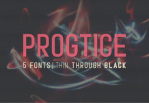 Progtice Font Poster 1