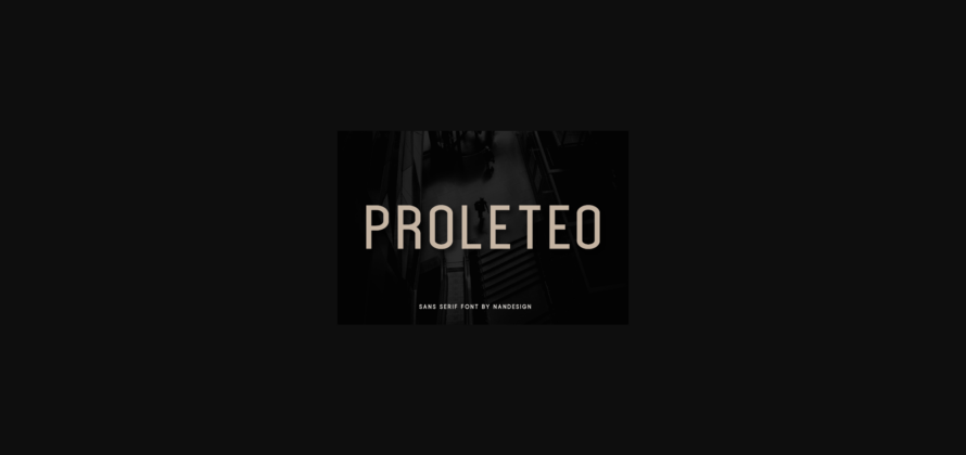 Proleteo Font Poster 1