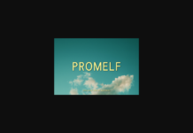 Promelf Font Poster 1