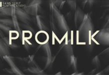 Promilk Font Poster 1