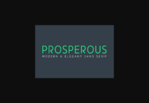 Prosperous Font Poster 1