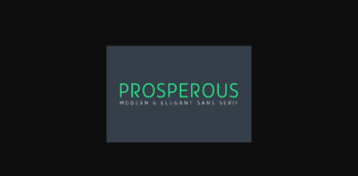 Prosperous Font Poster 1
