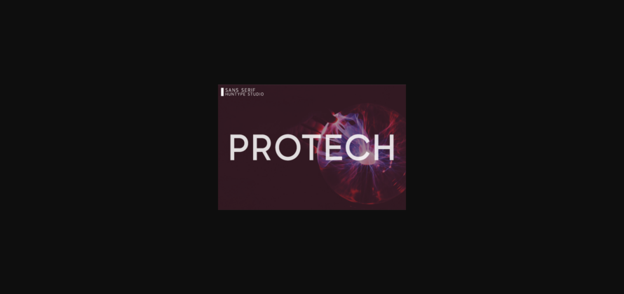 Protech Font Poster 3