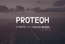 Proteqh Font Poster 1