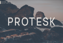 Protesk Font Poster 1