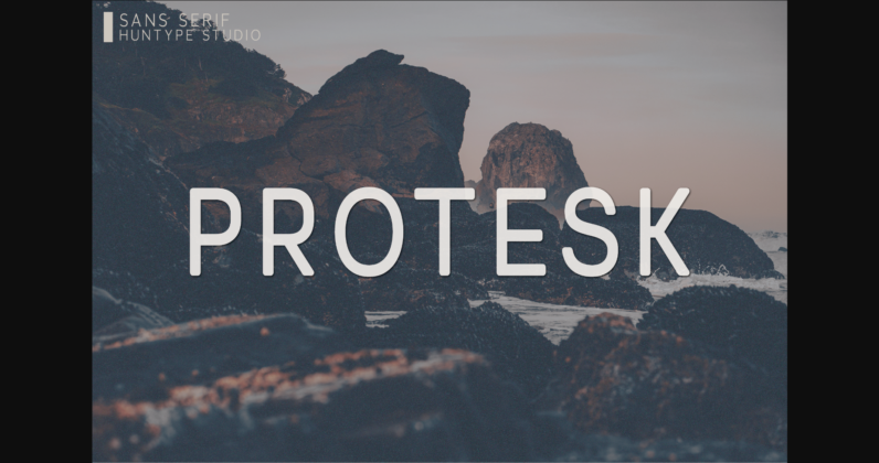 Protesk Font Poster 1