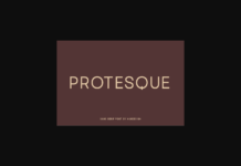 Protesque Font Poster 1