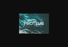 Proteus Font Poster 1