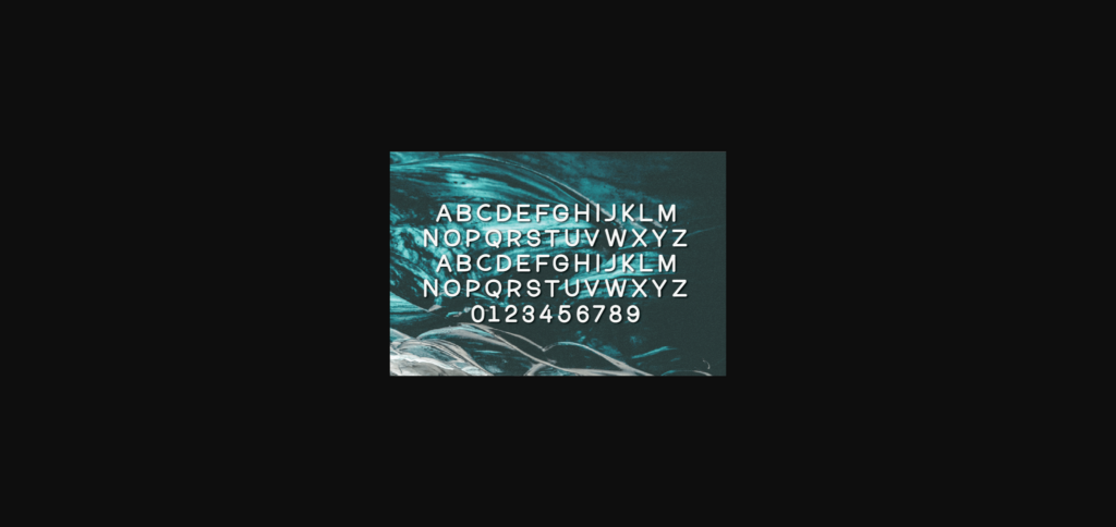 Proteus Font Poster 4