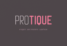 Protique Font Poster 1